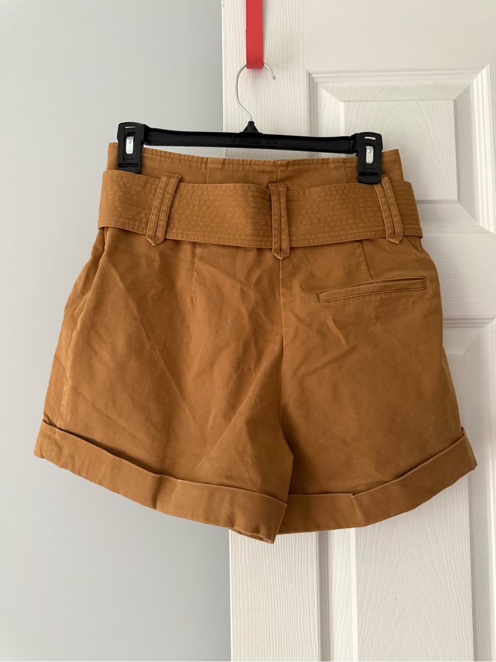 Sezane | rome shorts in caramel - Picture 2 of 7